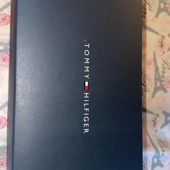 Tommy Hilfiger Black Logo Sandals - Picture 2 of 2
